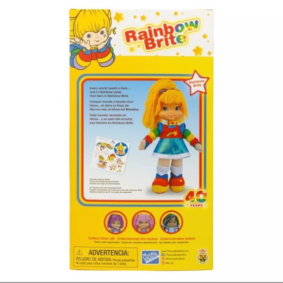 40th Anniversary Rainbow Brite Doll Bright 12" - Picture 3 of 3
